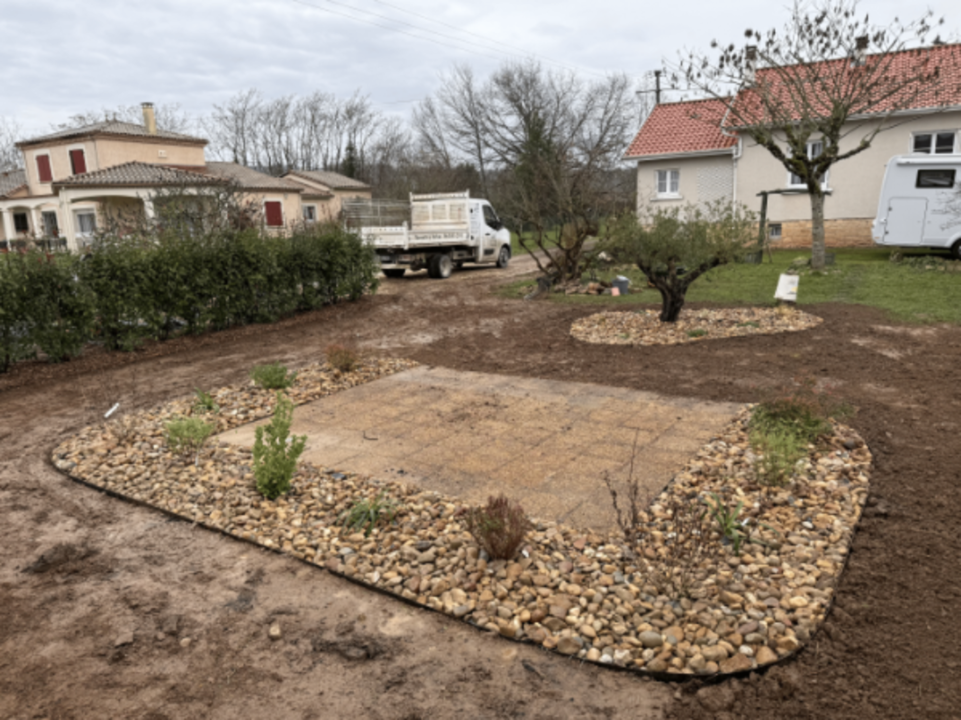 Maçonnerie paysagère à Lalinde